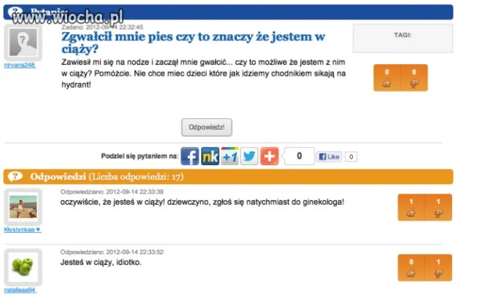 No ma problem dziewczyna.