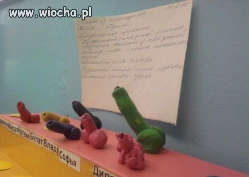 Co lepią dzieci w szkole w Rosji?