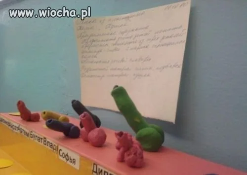 Co lepią dzieci w szkole w Rosji?