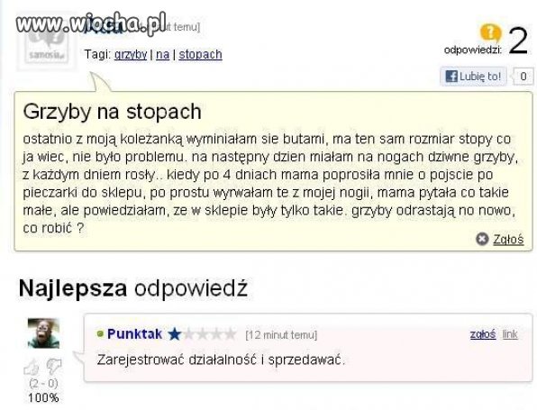 Grzyby na stopach