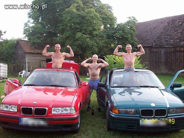Jest BMW, jest goła klata...