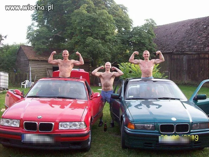 Jest BMW, jest goła klata...
