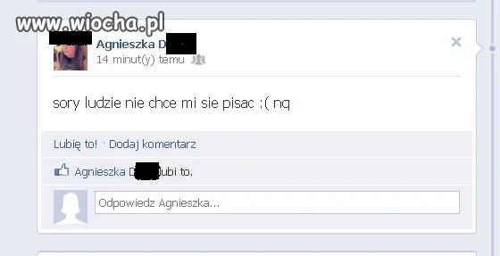 Sory ludzie nie chce jej się pisać...