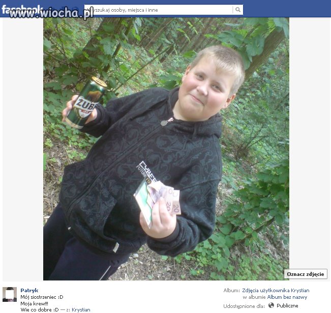 Wujek dumny z siostrzeńca