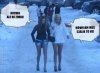 "Mówiłam weś szalik to nie"