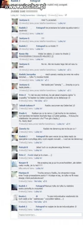 Kolejny showman na FB...