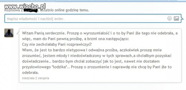 Propozycja pryszczatego małolata