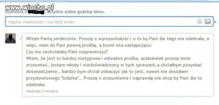 Propozycja pryszczatego małolata