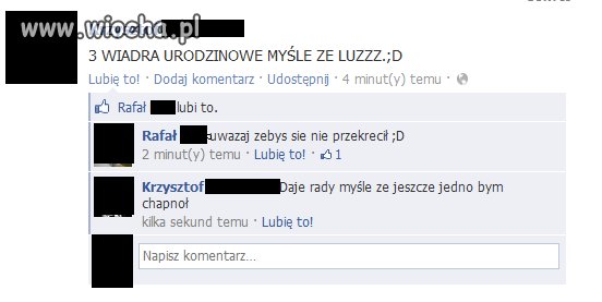 3 Wiadra urodzinowe