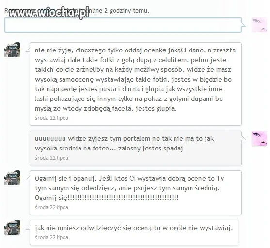 Bo dostał jedynkę na fotce