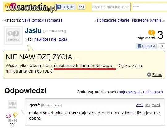 Śmietanka u Księży dalej modna?