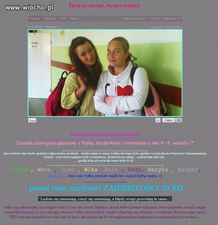 Dzisiejsze dziewczyny...