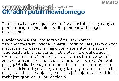 Okraść niewidomego