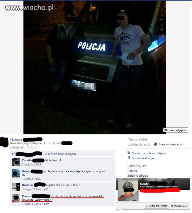 Policja na FaceBook 
