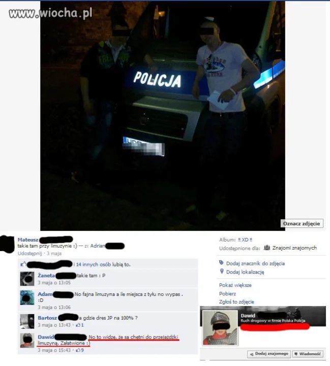 Policja na FaceBook 