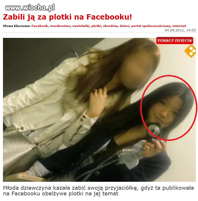 Morderstwo na zlecenie na Facebooku