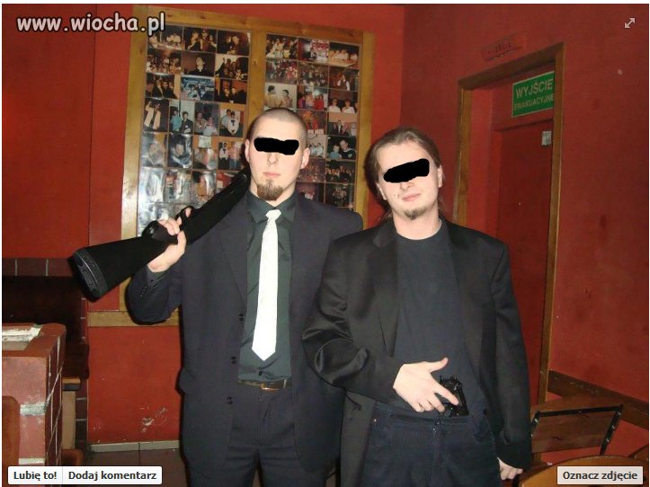 Nooo nie, normalnie gangsta