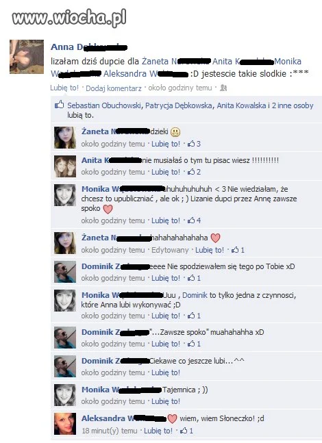 Wyznanie na FB