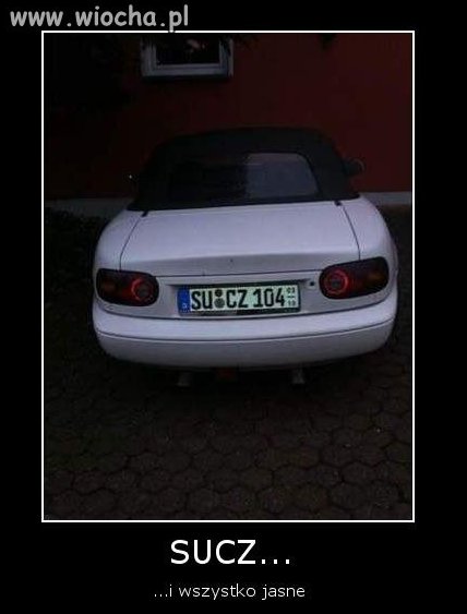 Pojazd damy z podpisem