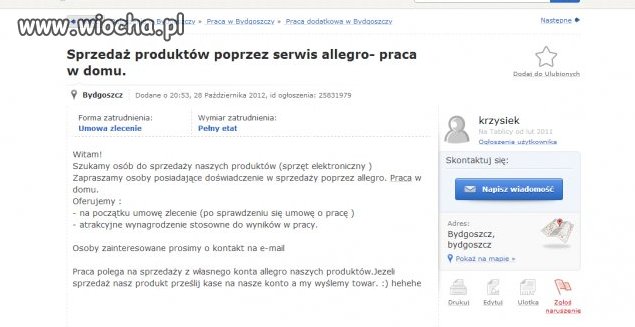 Sprzedaj (dokonaj transakcji) prześlij nam na konto