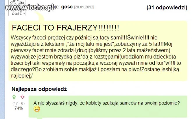 Chyba ktoś musiał
