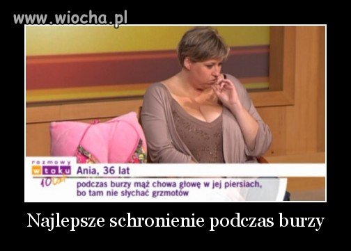 Schronienie podczas burzy