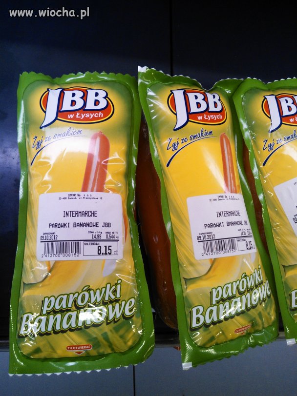 Parówki bananowe