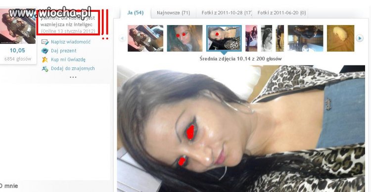 "piękność dla kobiety jest ważniejsza