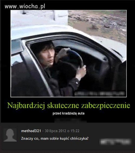 Odpowiedź mnie zaskoczyła
