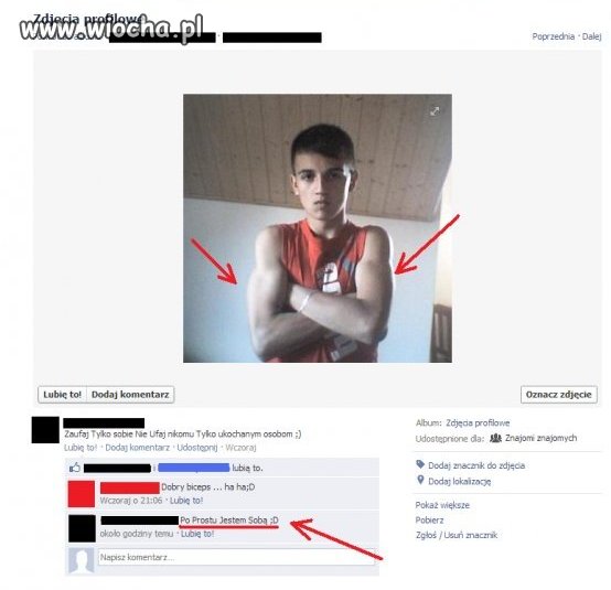 Naturalny biceps