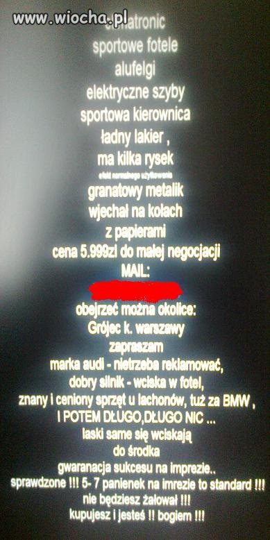 O taki tam opis na Allegro...