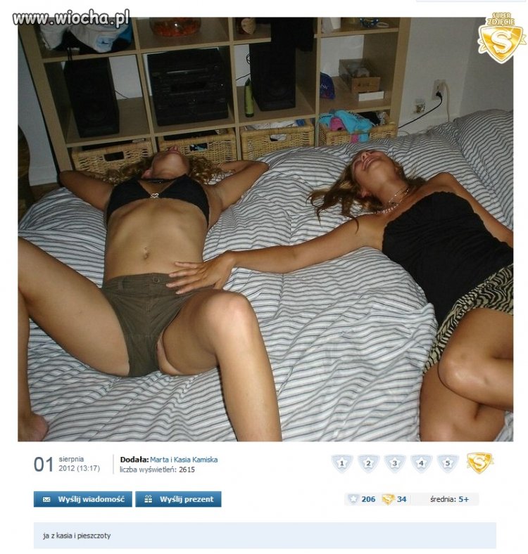Ja z Kasią i pieszczoty