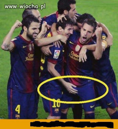 W taki oto sposób cieszy się FC Barcelona.