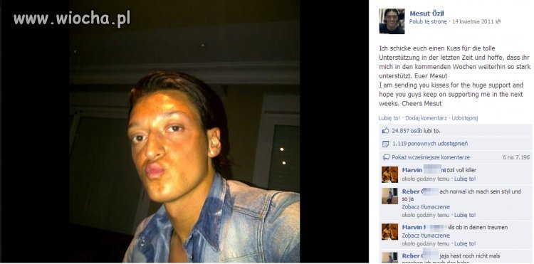 Nawet Özil robi dzióbki!