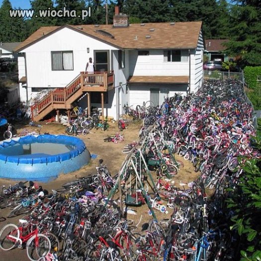 There are nine million bicycles... 