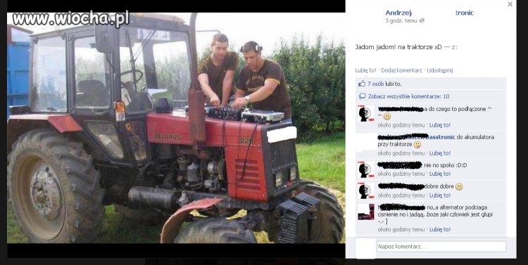 "Jadom na traktorze"