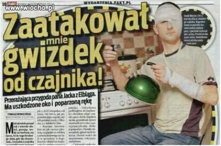 Zaatakował go...