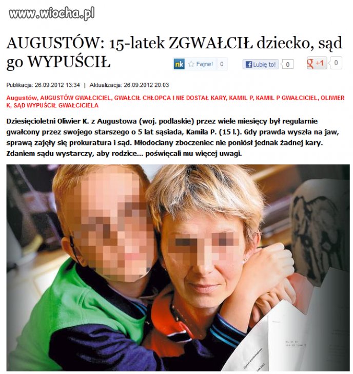 15-letni gwałciciel