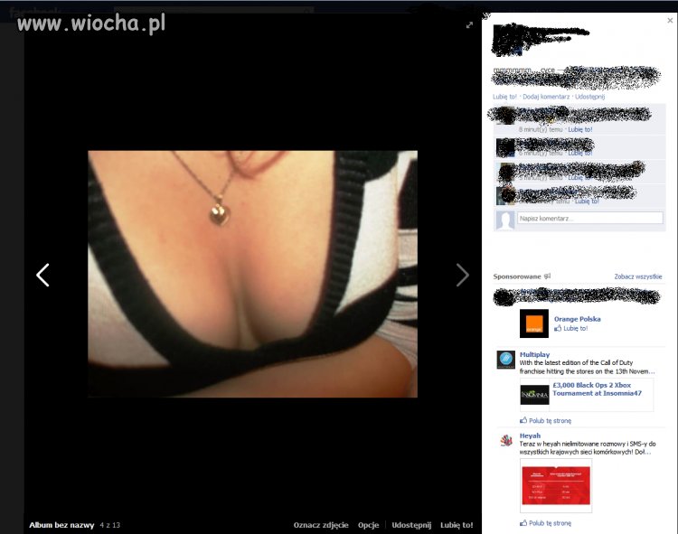 Pochwal się cyckami na FB!
