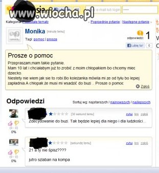Mam 10 lat i chce być rodzicem.