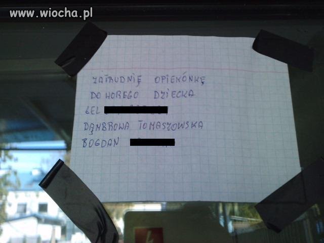 Ogłoszenie w urzędzie pracy