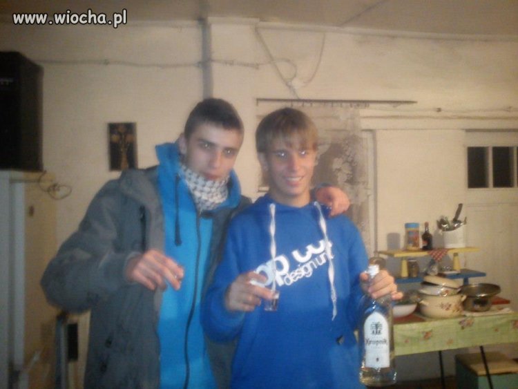 16 i 13 latek lans na wódkę.