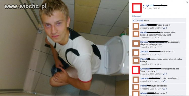 Miłego srania, Krzysiu!