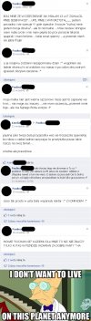 I don't want  to live on this planet anymore