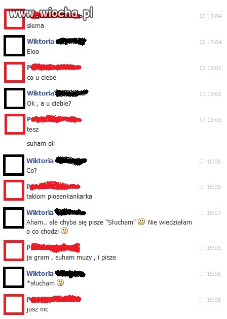 Rozmowa ze znajomym ...