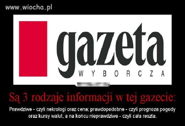 Więcej głupot nie przeczytasz  nigdzie indziej