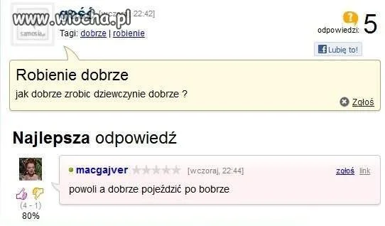 Jak zrobić dobrze?