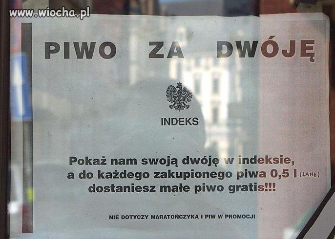 Piwo za 2...