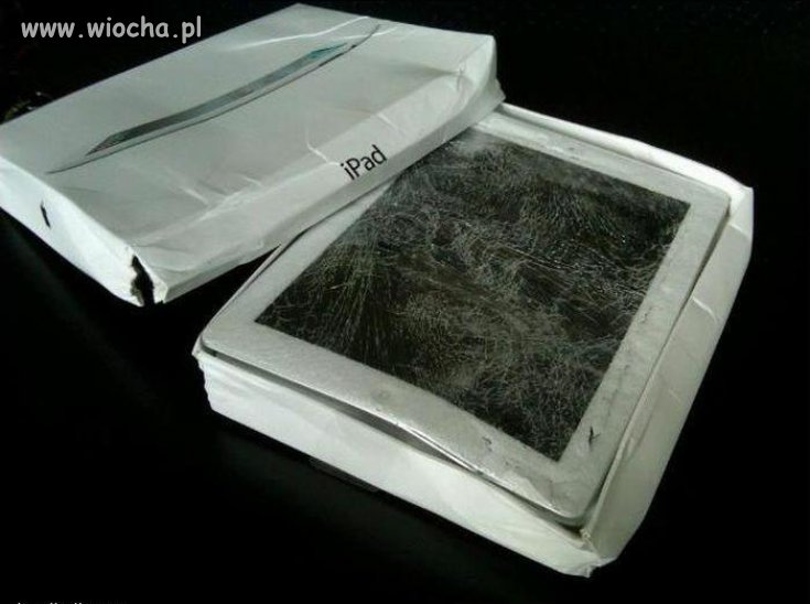 ... i przyszedł iPad firmą kurierską DHL