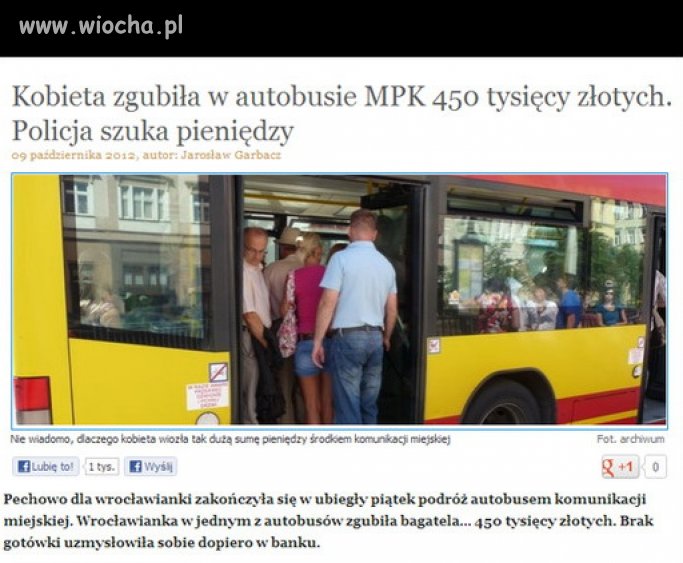 Jak można zgubić 450 tysięcy